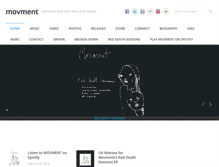 Tablet Screenshot of movment.ie